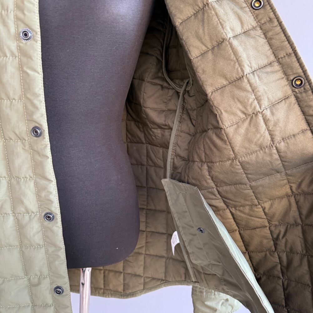 Womens Fayettechill green chore jacket - barn coat - olive - quilted - size L - Picture 3 of 11